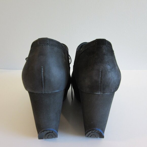 CAMPER Black Together Platform Oxford Almond Toe 41 Shoes - Picture 4 of 7